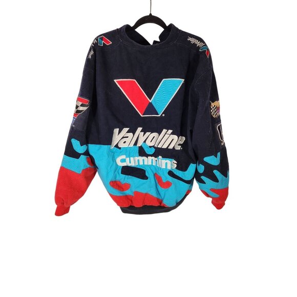 1990 Jeff Hamilton Nascar Racing Collection Jacket Valvoline Cummins Honda XxL - Picture 6 of 9